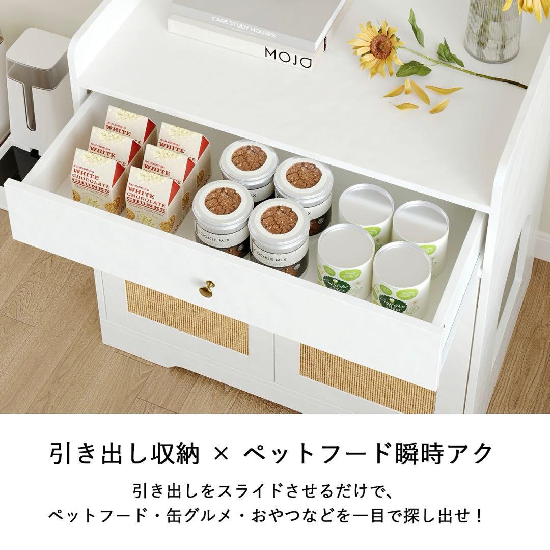 【爪とぎ付き】猫トイレカバー 猫 キャット キャビネット サイドボード