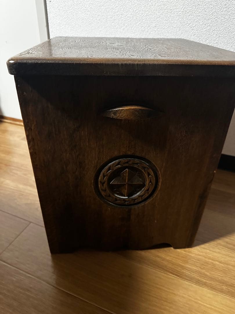 木製無垢材 ◾️蓋付き 木箱 ウッドボックス 収納ボックス スツール テーブル