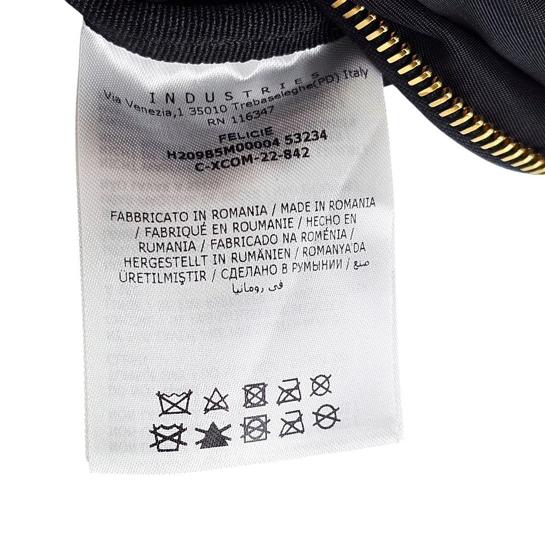 未使用 MONCLER FELICIE ボディバッグ ウエストバッグ ブラック