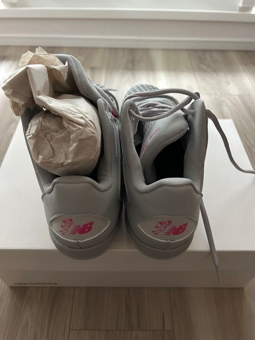 大谷翔平　母の日モデル　New Balance スパイクシューズ グレー/ピンク
