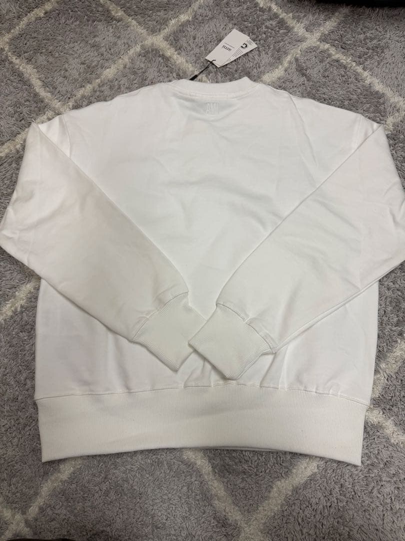 ami ホワイト スウェット トレーナー