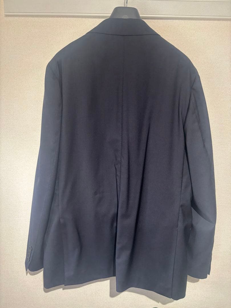 【新品未使用】EDIFICE セットアップスーツ　ネイビー48