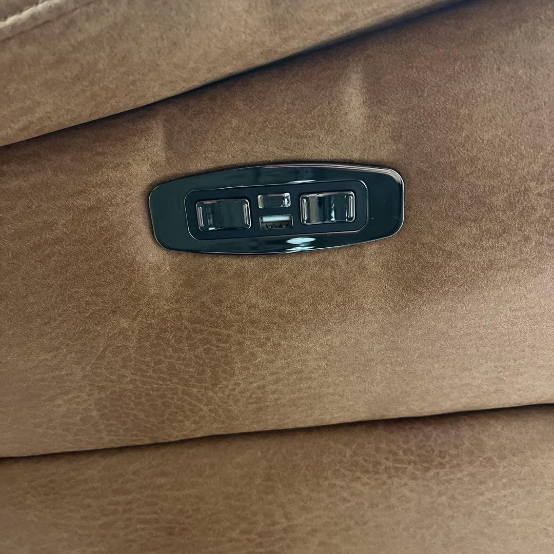 2人掛け電動リクライニングソファ