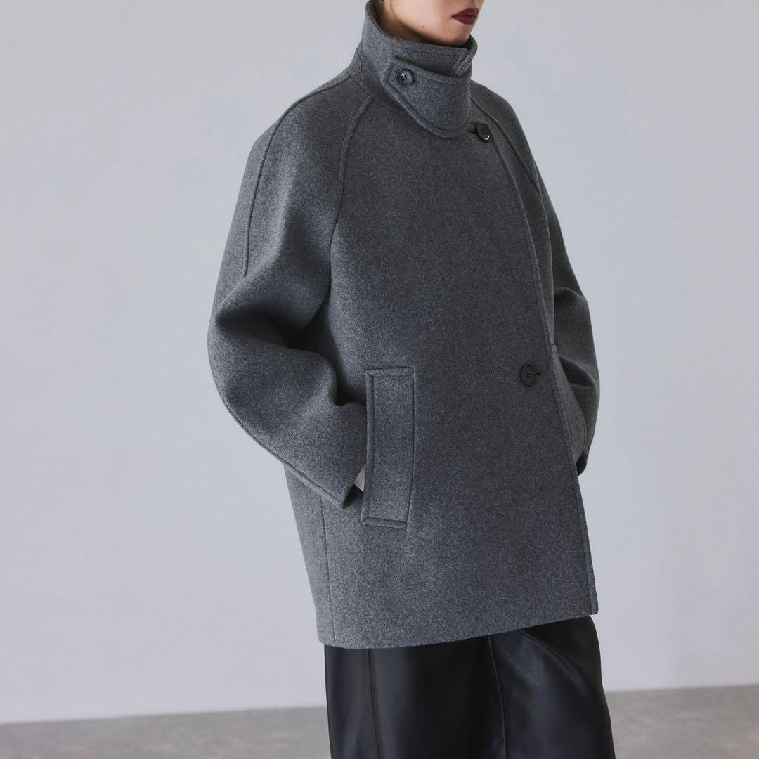 今季・新品【ADAM ET ROPE'】ウールボンディングミドルコート