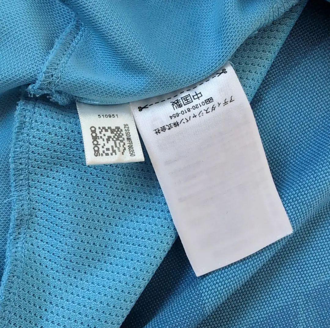 【即購入⭕】adidas オリンピック・マルセイユ シャツ 水色/黒