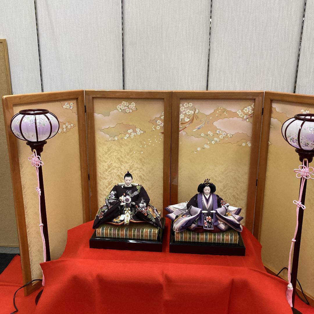 新B2 高級　豪華な雪洞のみ　高さ90㎝位　雛人形雪洞　雛人形灯り