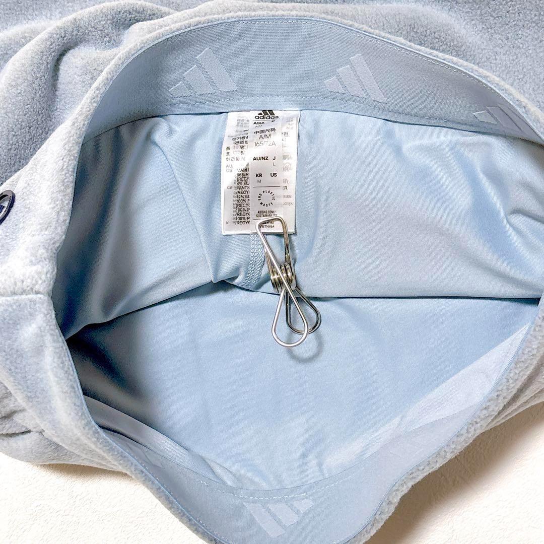 【新品】adidas アディダス　ゴルフウェア　セットアップ　レディースL 青