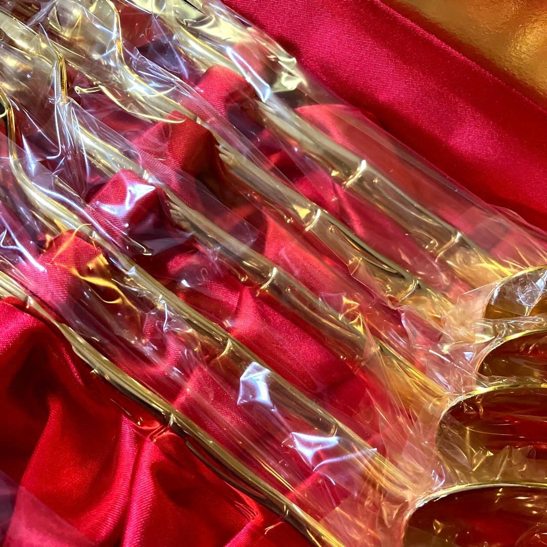 食楽工房　 バンブーディナーセット25PC(金メッキ仕上) カトラリーセット