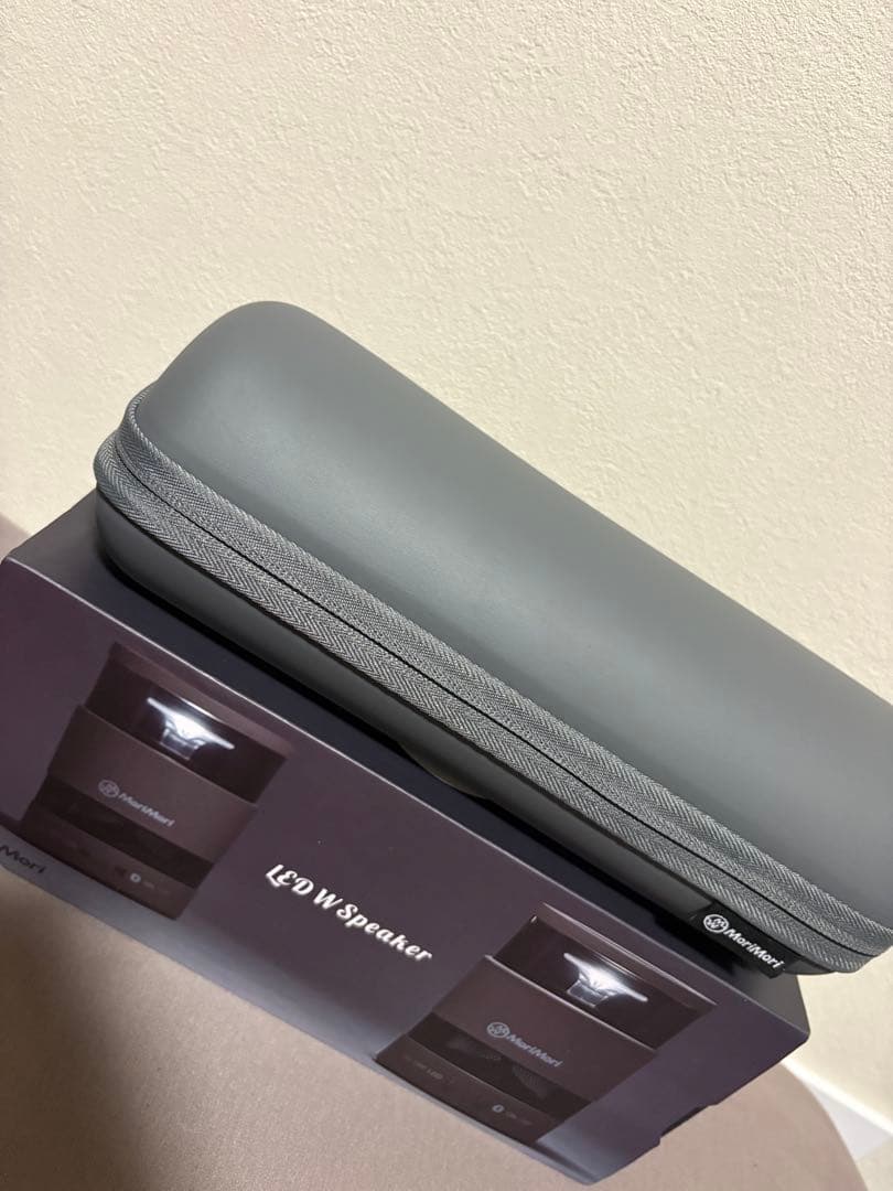 MoriMori LED W Speaker グレー 収納ケース付き