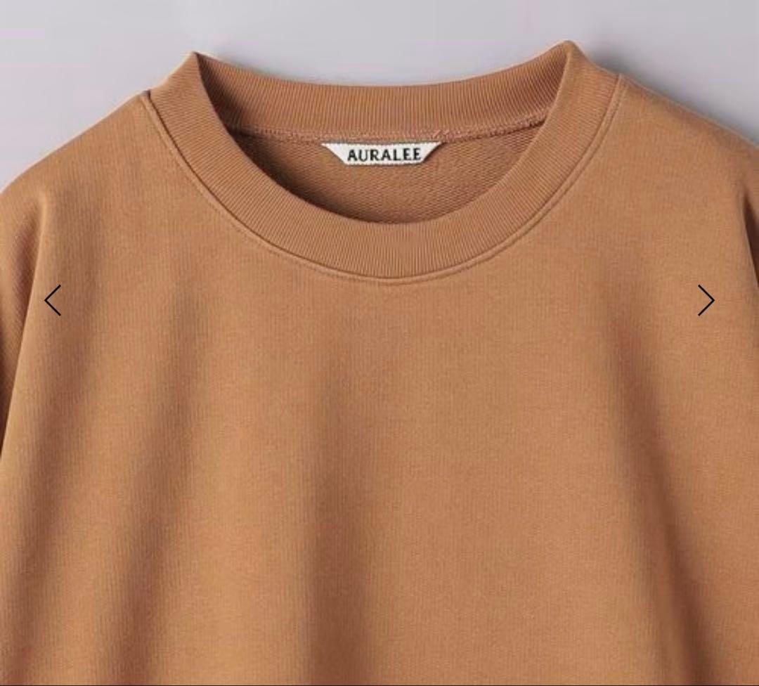 トップス AURALEE 24SS SUPER HIGH GAUZE SWEAT P/O