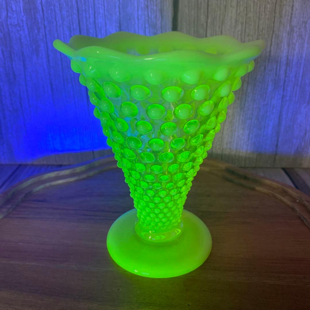 フェントン　人気ホブネイル　トパーズオパールセント　ウランガラス