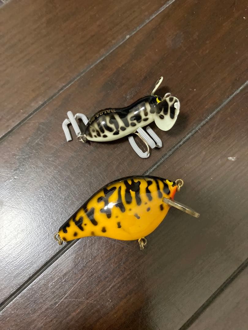 バルサ50 クランクベイト西岡サイン付きとラージーマウス　当時物