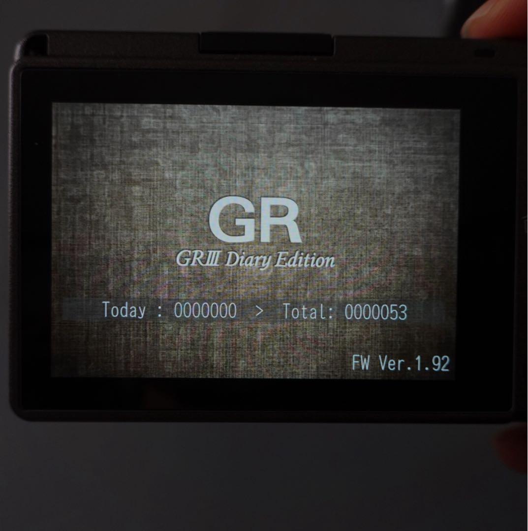 【未使用に近い】RICOH GR III Diary Edition　保証期限内