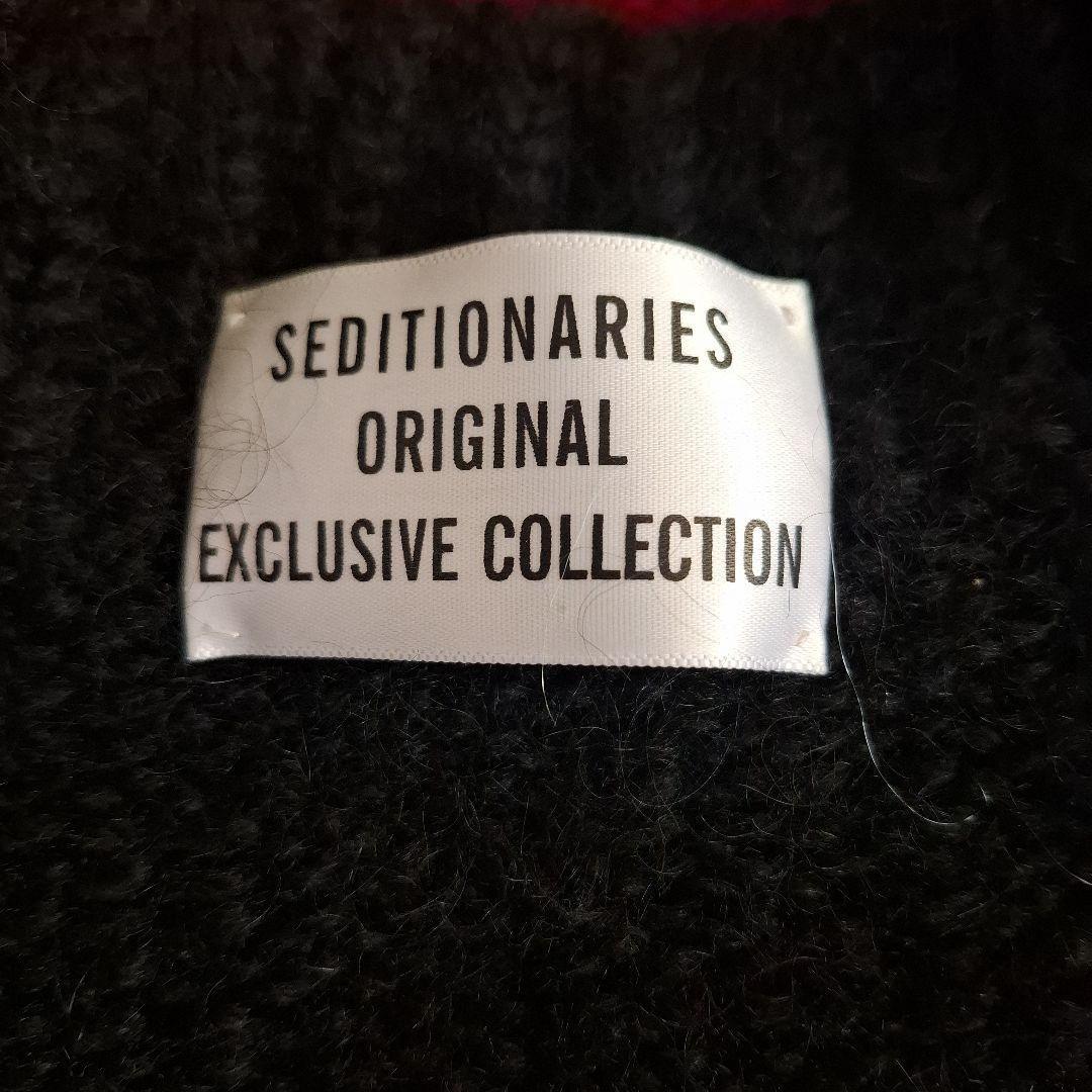 SEDITIONARIES 赤×黒 ニット ユニセックス パンク