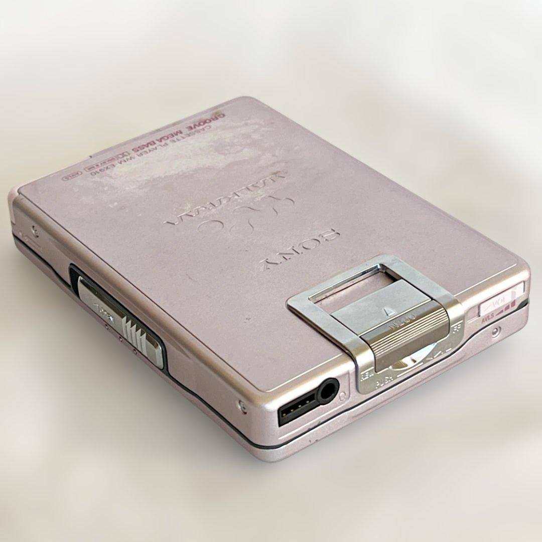 通電OK　SONY WM-EX910　ピンク　ウォークマン　ソニー　ジャンク