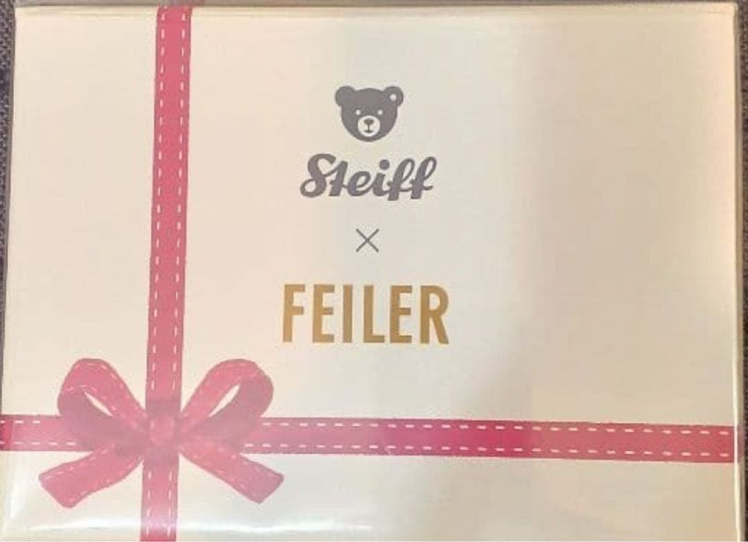 未開封　日本橋三越　FEILER　ハンカチ　steiff　テディベア