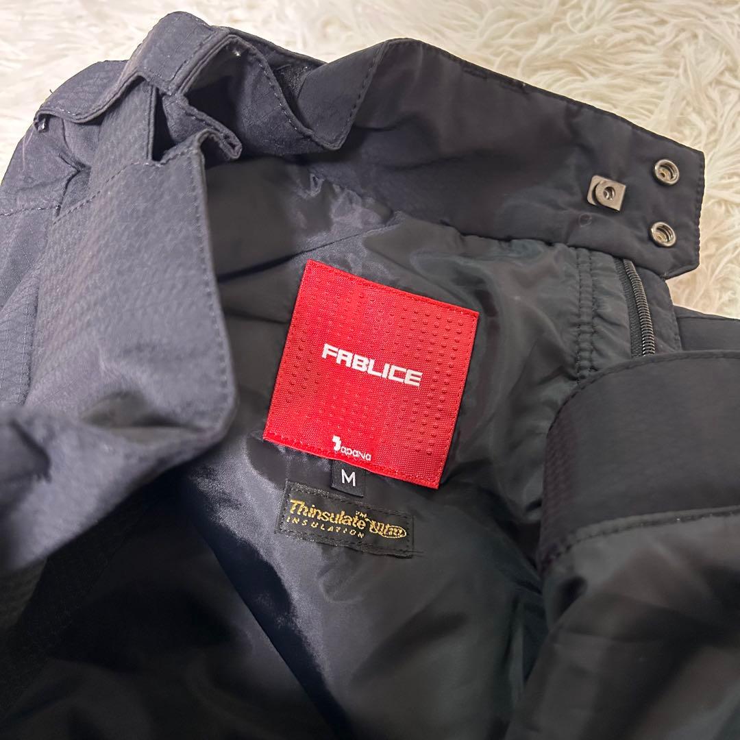 【美品】FABLICE ファブリス スキーウェア 上下 シンプル ブラック M