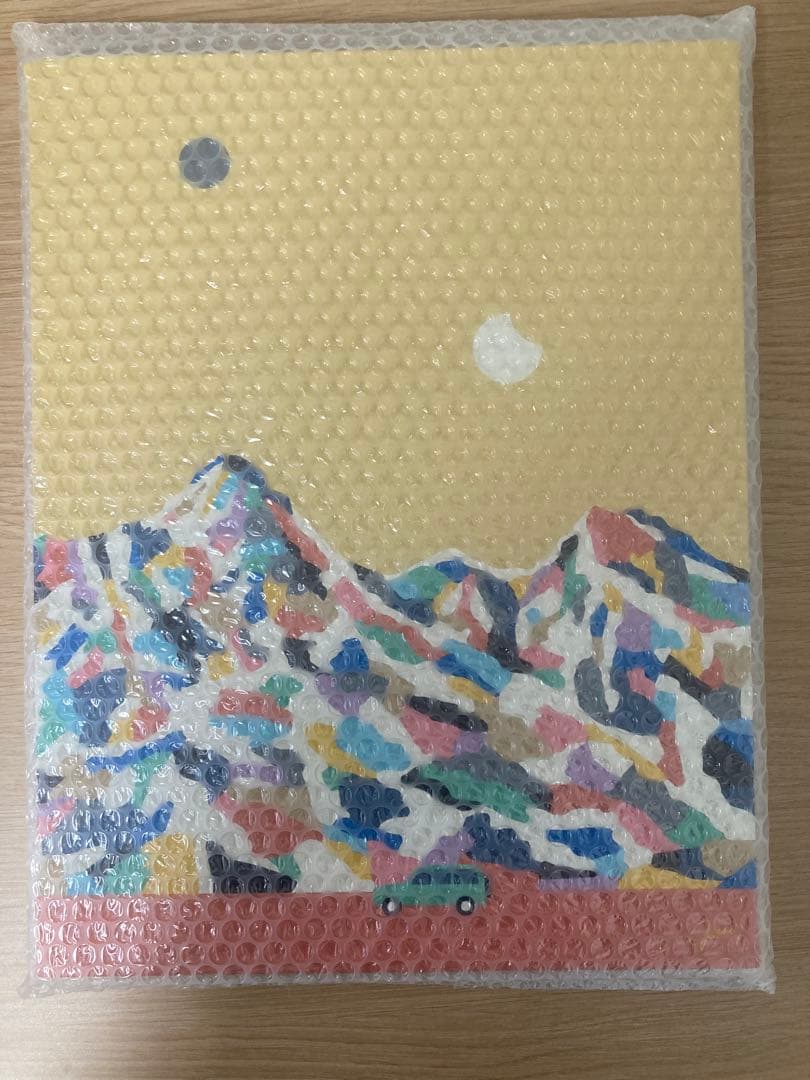 ジェリー鵜飼　キャンバスアート　スマイルビレッジ#1 jerry ukai