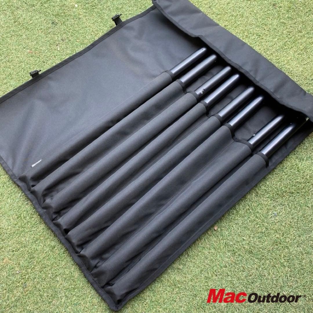 Mac ONE ヘキサタープL 人気チャコール色 YUNANポール&ポールケース