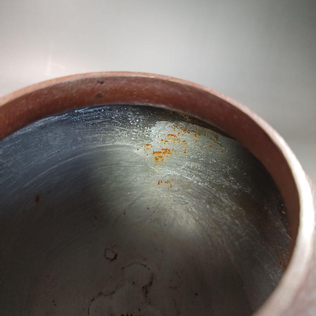 イ762 釜『横倉　嘉山』『浜松紋真形釜　共箱』鉄釜　釜鐶付　茶道具