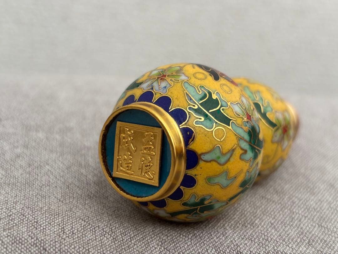 鼻煙壺 鼻烟壶 珐琅彩（七宝焼）工芸 益德誠