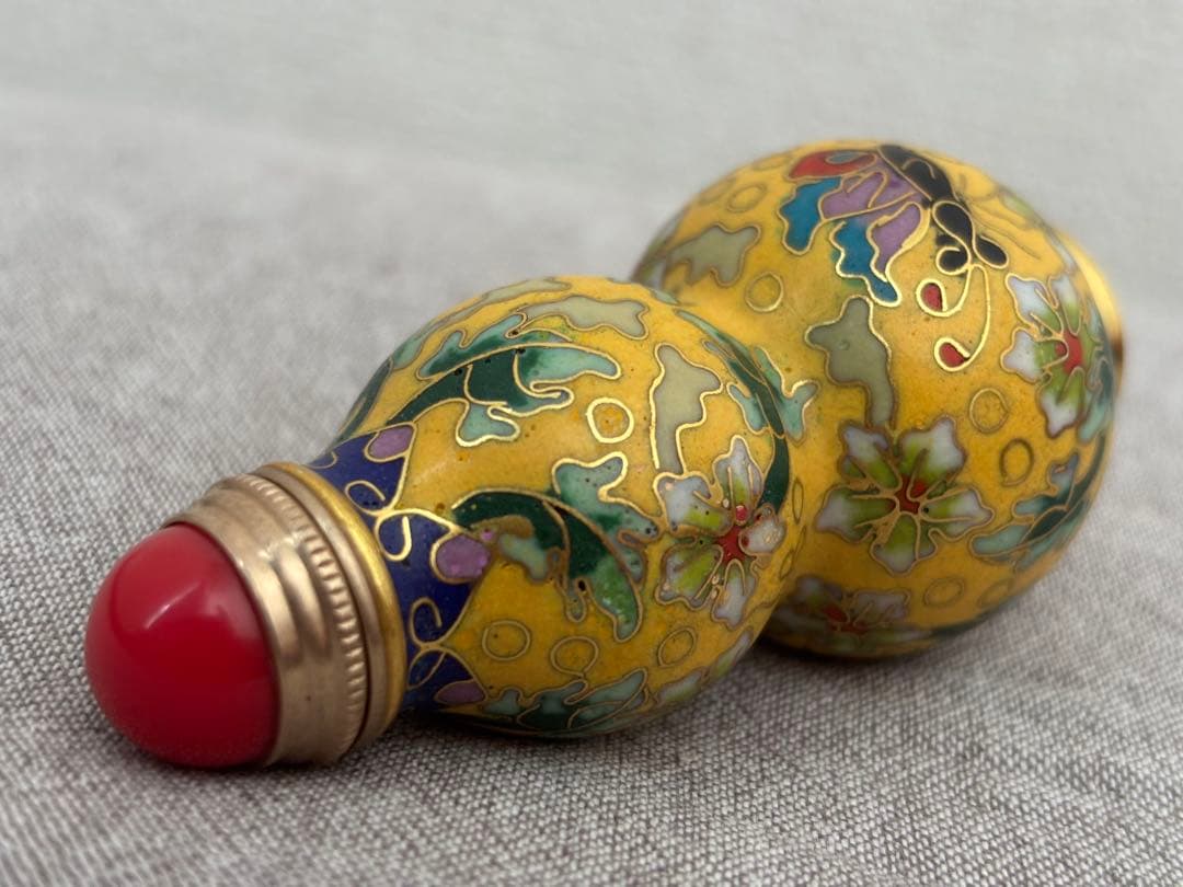 鼻煙壺 鼻烟壶 珐琅彩（七宝焼）工芸 益德誠