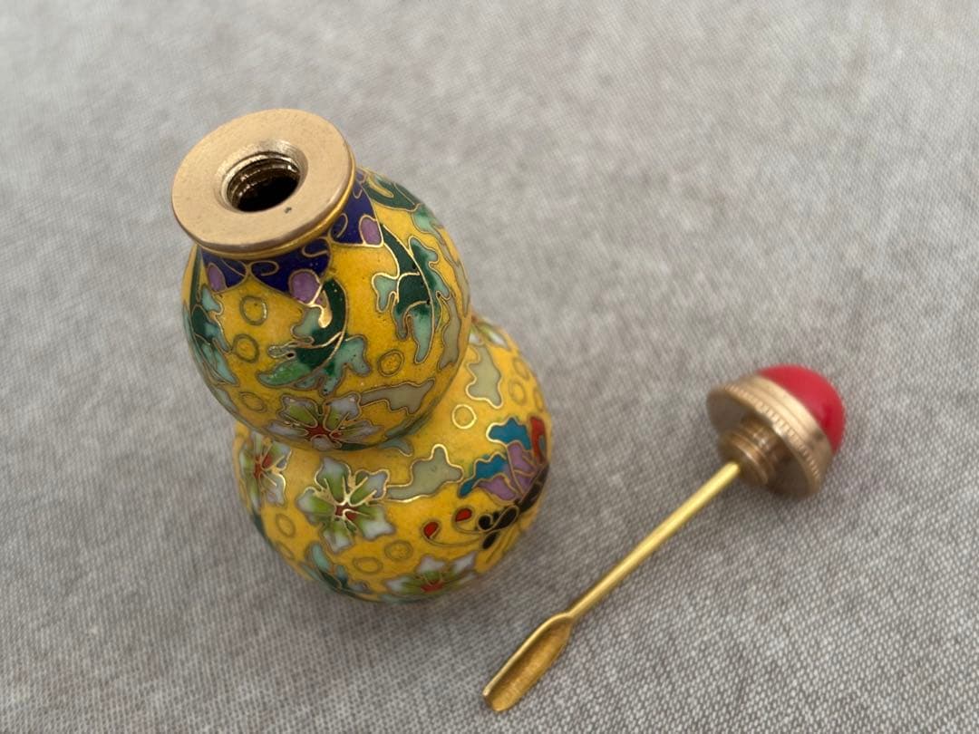 鼻煙壺 鼻烟壶 珐琅彩（七宝焼）工芸 益德誠