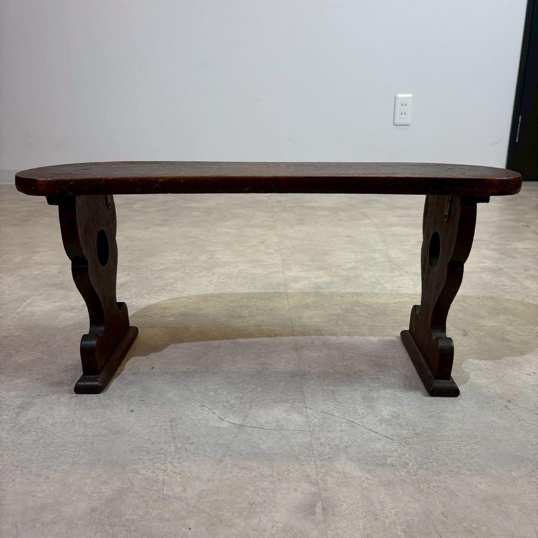 江戸　天然木 脇息 時代 木製 肘置 肘掛 将棋 囲碁 料亭 和家具 旧家蔵出