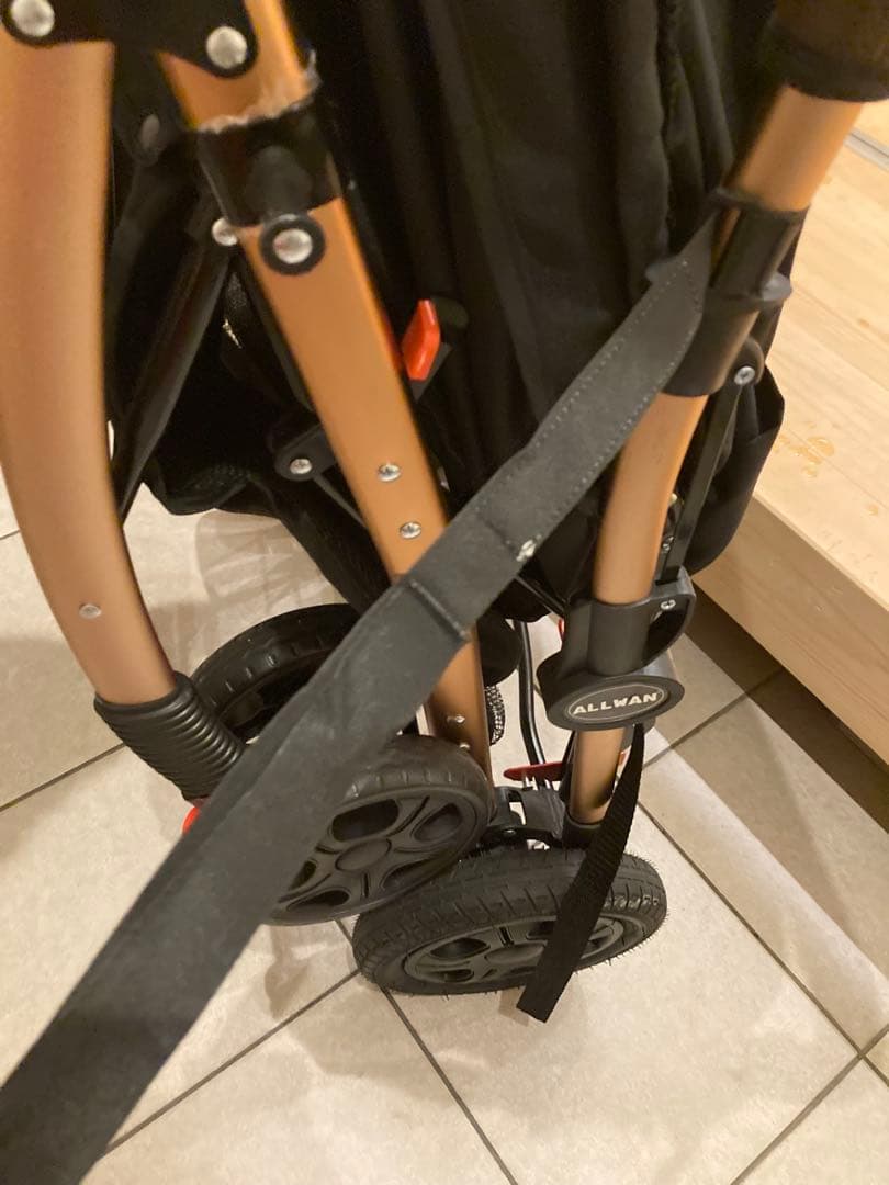 【DOBBY】ALLWAN ペットカート 黒　中型犬用