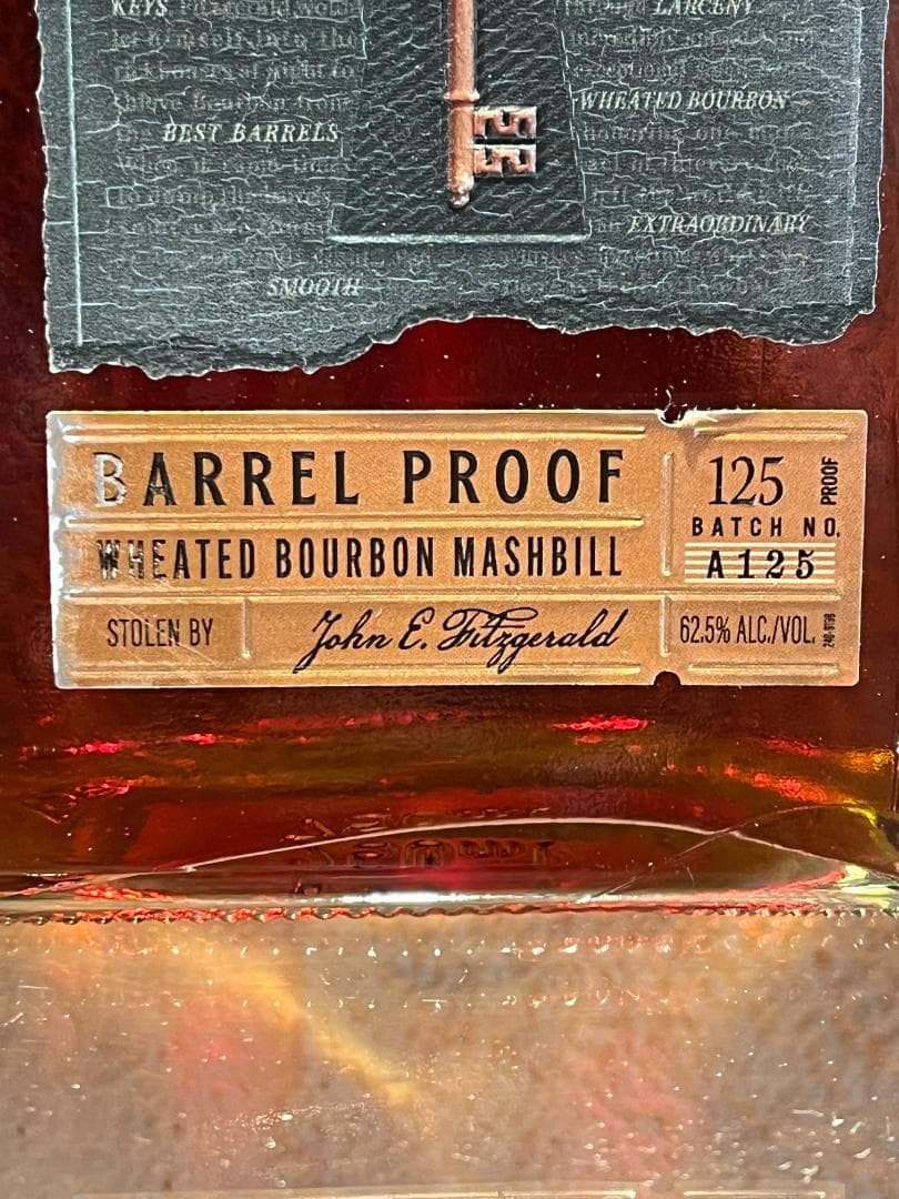 【umi0817】Larceny　Barrel Proof 　バーボン