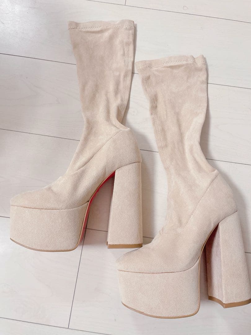 シェルマカロン 美脚ロングブーツ XSサイズ 13.5cmヒール