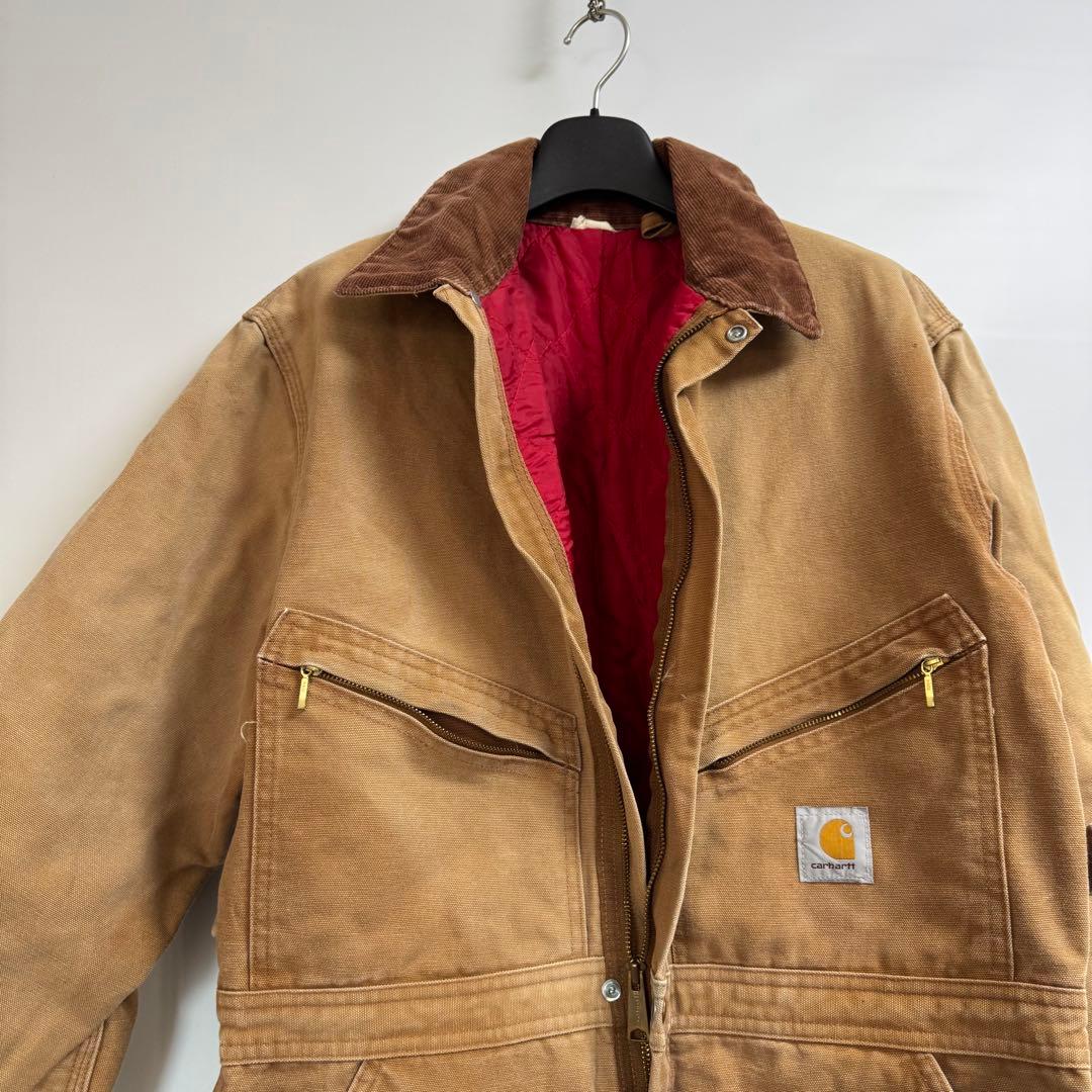 Carhartt カーハート　つなぎ　ビンテージ　キルティング裏地　中綿