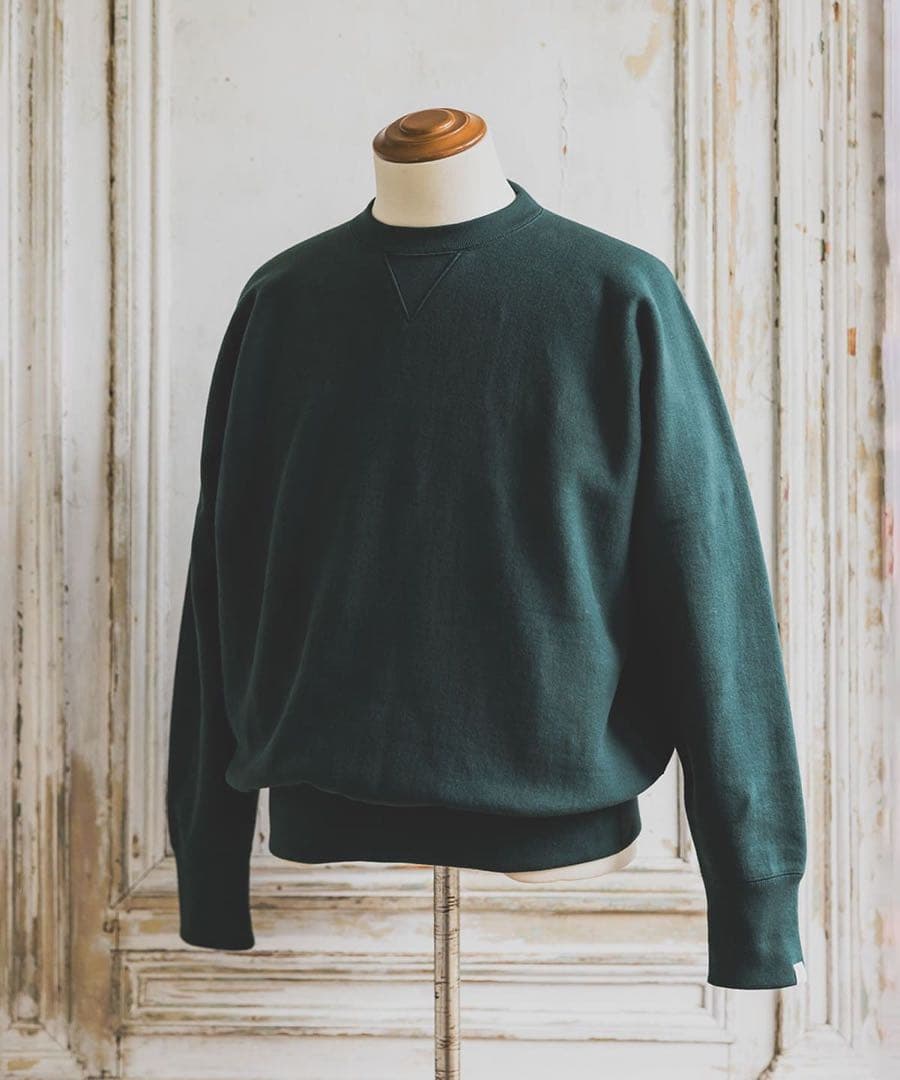 ビームスプラス別注　LOOPWHEELER 100年起毛 Sweat Crew