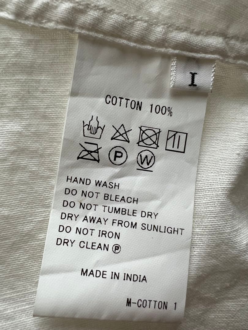 新品maison de soil ミニピンタック シャツ ブラウス ホワイト