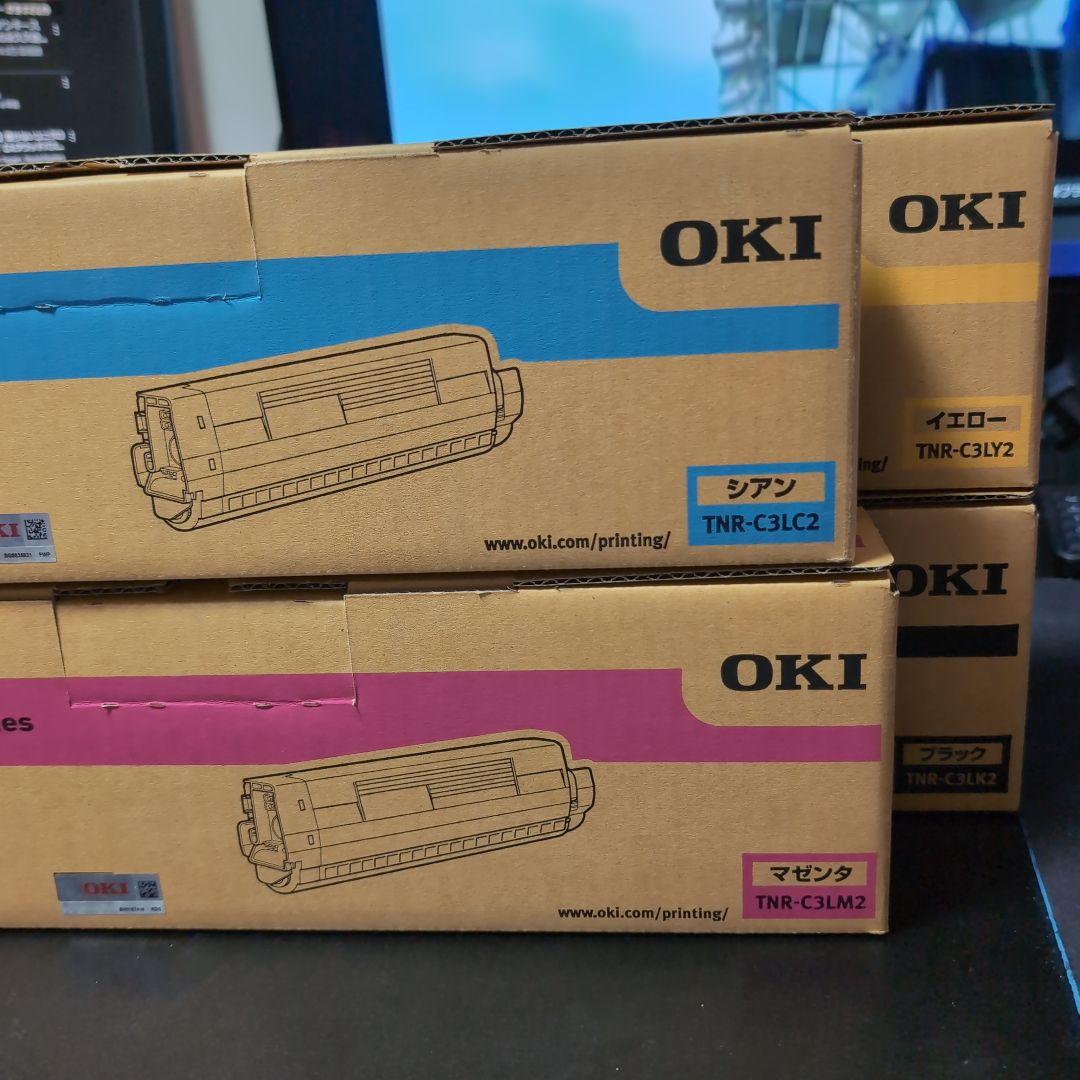 OKI 純正トナーカートリッジ （大）４色セット TNR-C3L