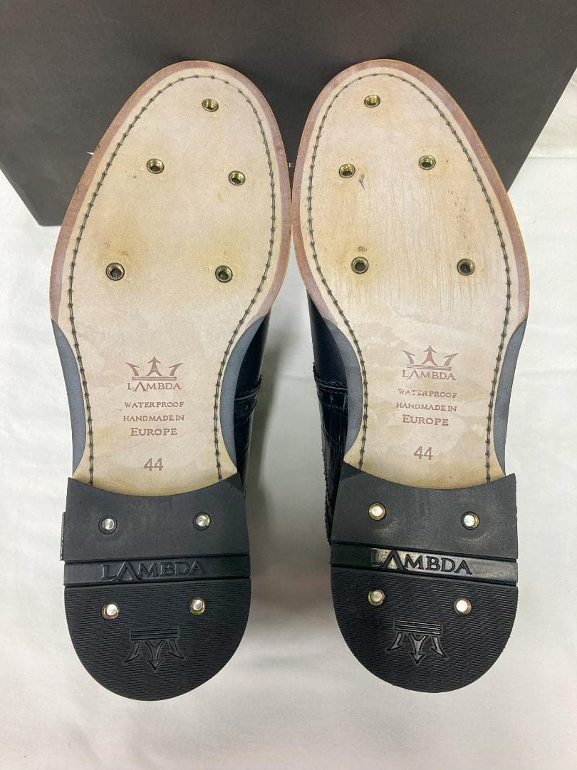 ラムダ LAMBDA　メンズ ゴルフシューズ EUR44（28.5㎝）ブラック