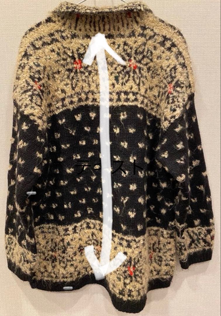 80’s〜90’s モヘア ハーフジップニット