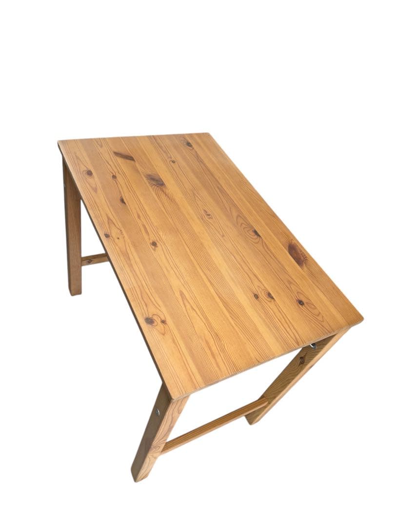 ナチュラルウッド カウンターテーブル　折りたたみ式