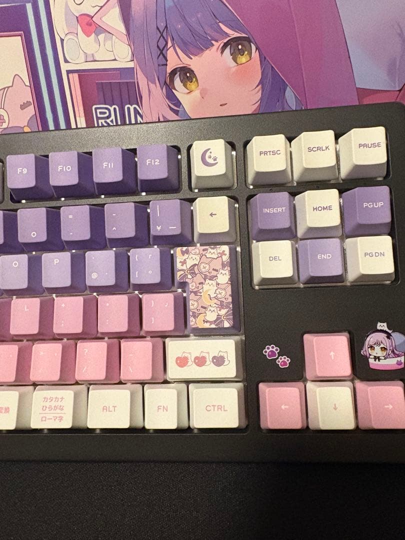 VSPOGEAR 紫宮るな　ゲーミングキーボード