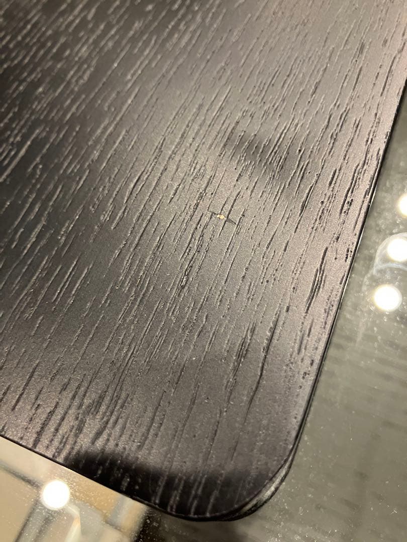 armoniaアルモニア ガラスセンターテーブル ブラック木目調 おしゃれ