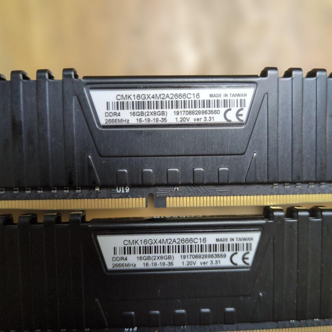 32GB (8GB×4) Vengeance LPX DDR4-2666