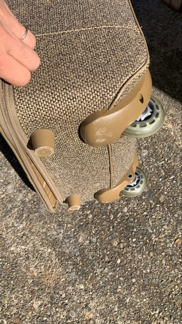 hartmann ツイード/レザー　キャリーケース