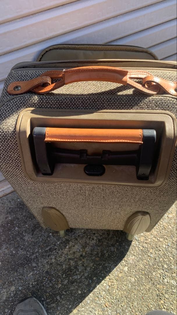 hartmann ツイード/レザー　キャリーケース