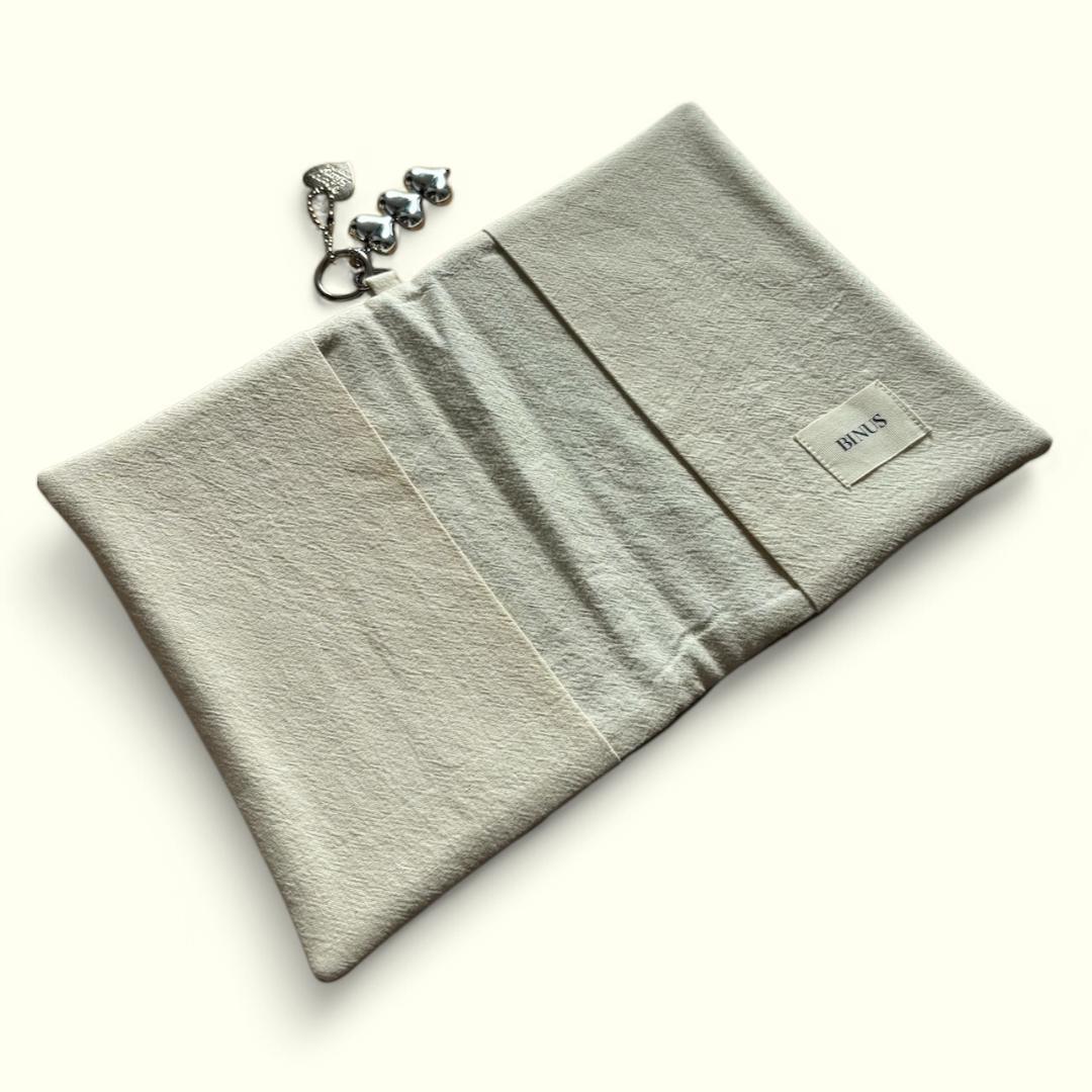 韓国製♡バインダーカバー♡ヌビ◾️クリームホワイト　A6貯金SAVING