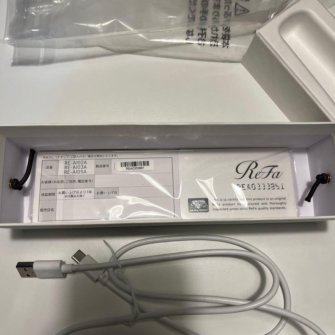 ReFa ビューテック ストレートヘアアイロン フィンガーアイロン ホワイト