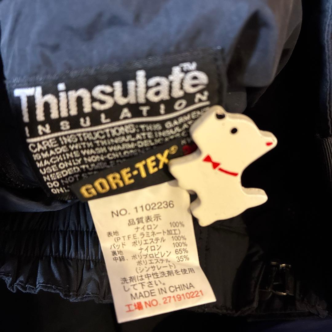 モンベルレディースGORE-TEXスキー・スノーボードパンツ　ブラックＳ