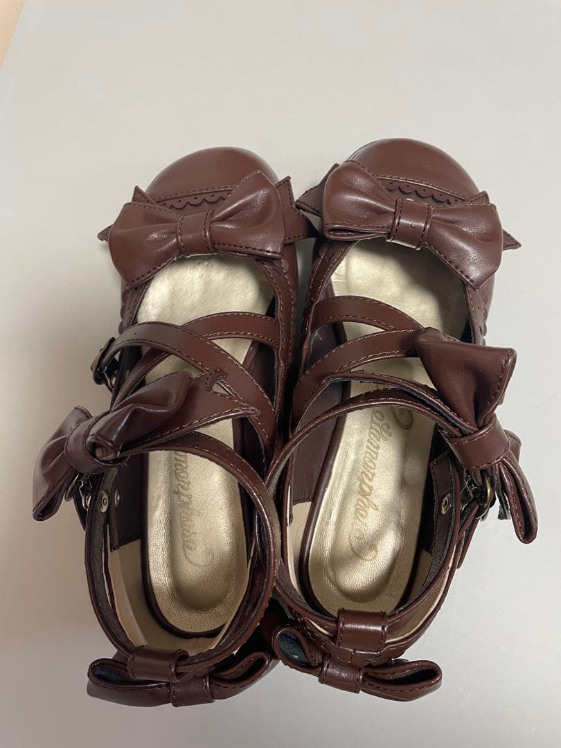 morphose シューズ 靴 M ブラウン 茶色 ロリィタ ロリータ