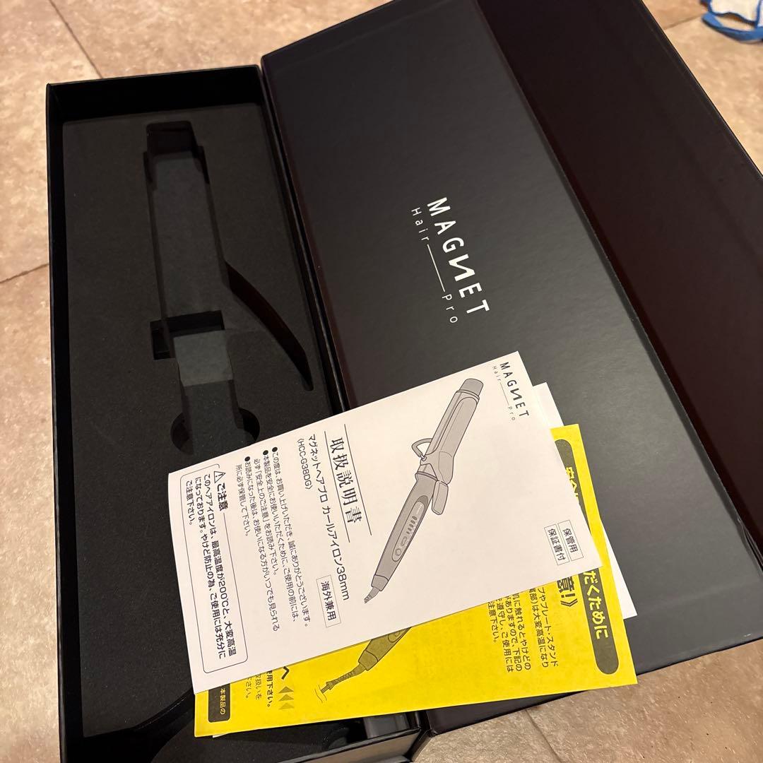 ヘアアイロン MAGNET Hair Pro HCC-G38DG BLACK