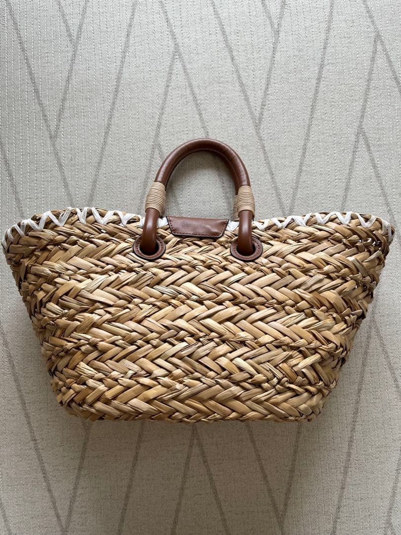 Anya Hindmarch かごバッグ ナチュラル