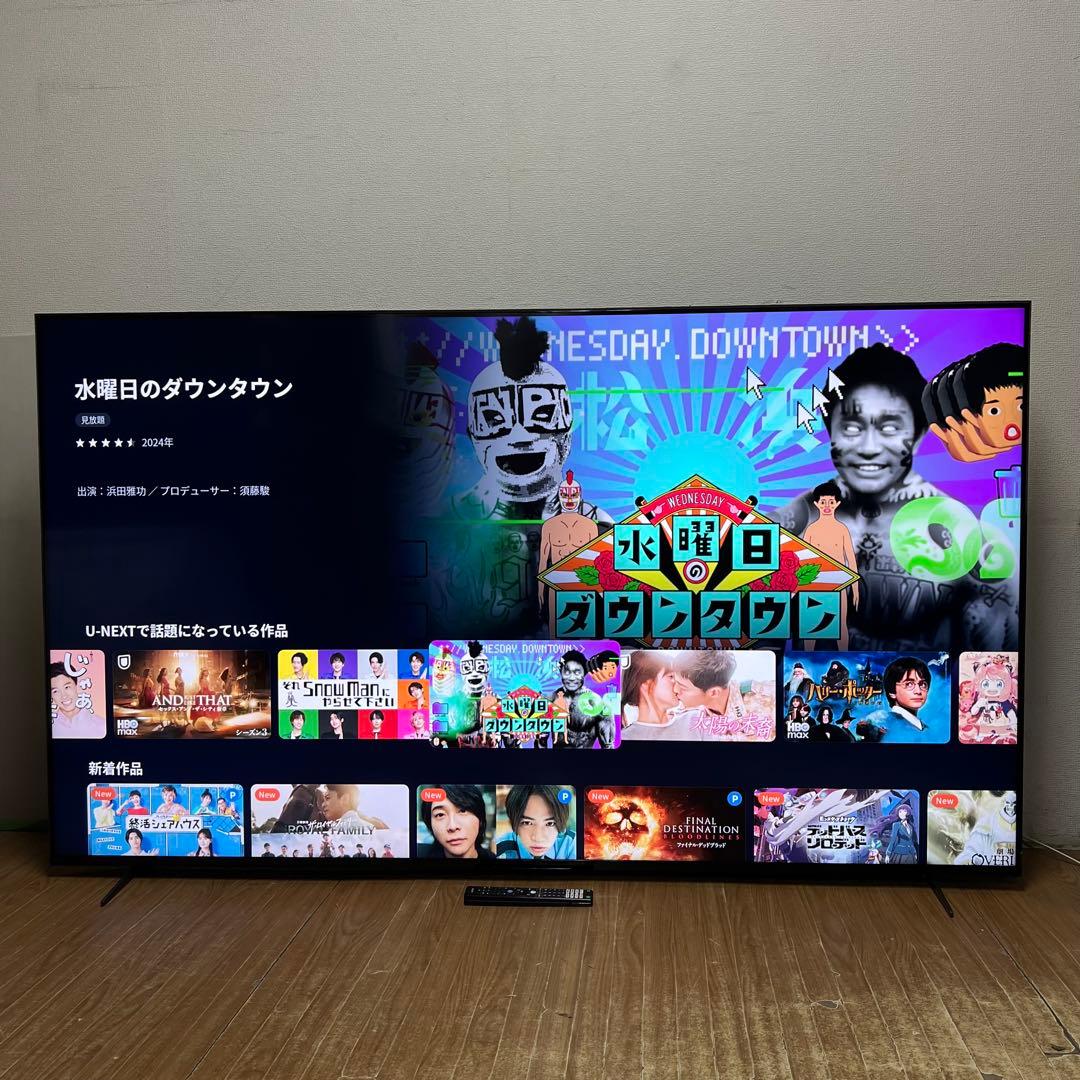 美品 SONY 85インチ 4K 液晶テレビ BRAVIA XRJ-85X90K